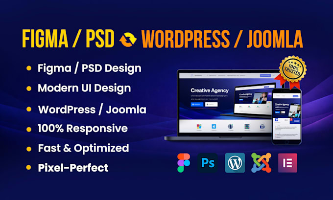convert figma or PSD design into a pixel perfect wordpress