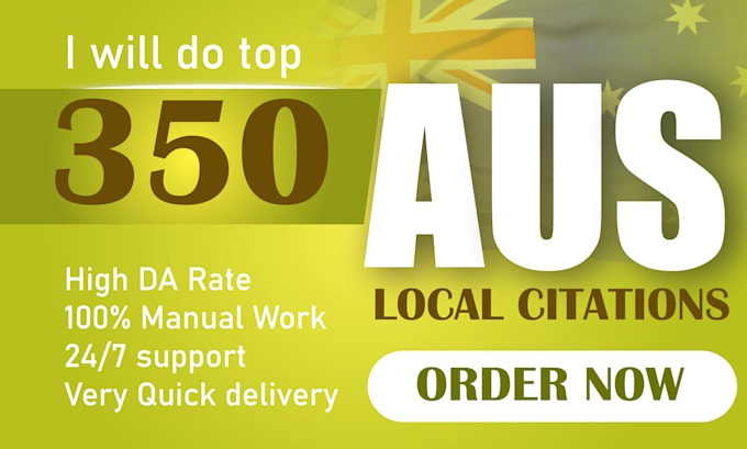 create 350 australia local citations to boost your local SEO