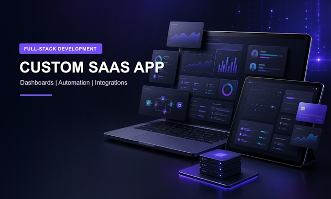 develop a custom saas web application