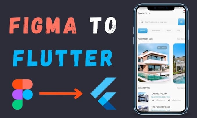 Do figma to flutter conversion, figma to flutter app, and flutter app ...