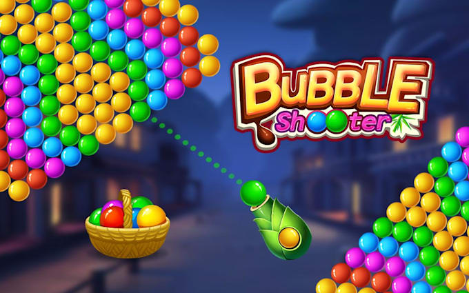 develop you a bubble shooter game 2d web game unity idle game
