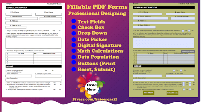 convert, create, or design stunning fillable PDF forms