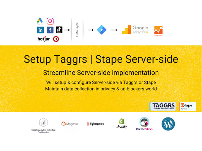 implement taggers or stape server side environment