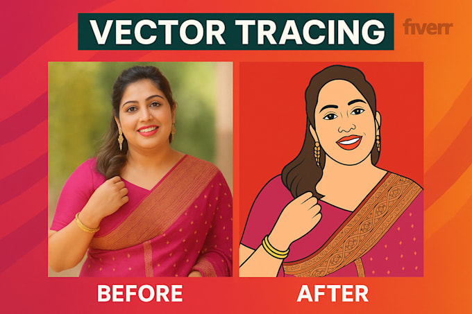 convert to vector tracing quickly