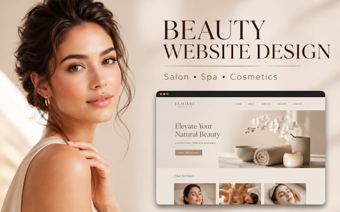 design aesthetic website, esthetician website, skincare website in wordpress