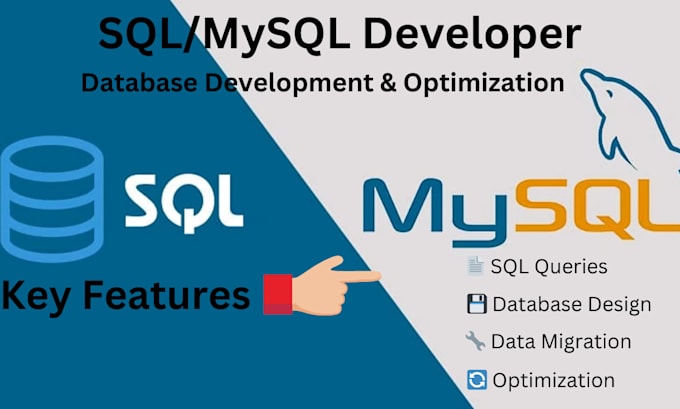 create and optimize sql mysql databases, queries, and designs