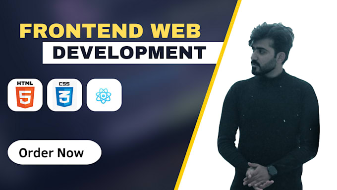 Do ui ux frontend web development by html css and react js by Aseef ...