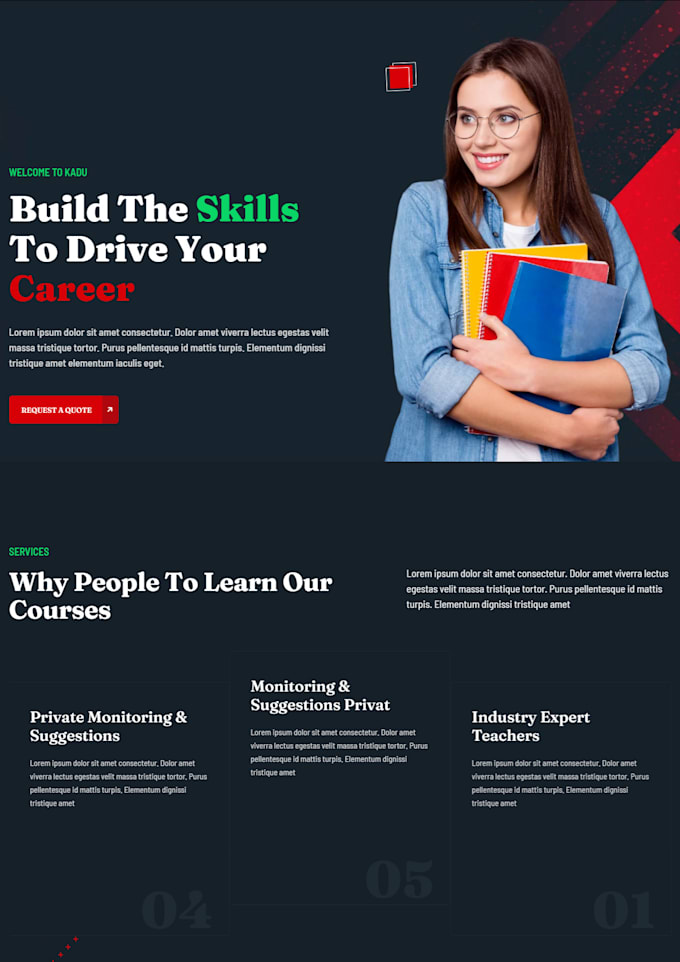 develop lms website for you using learndash