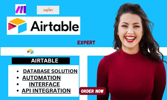 airtable automation, integration, api solutions, airtable database expert