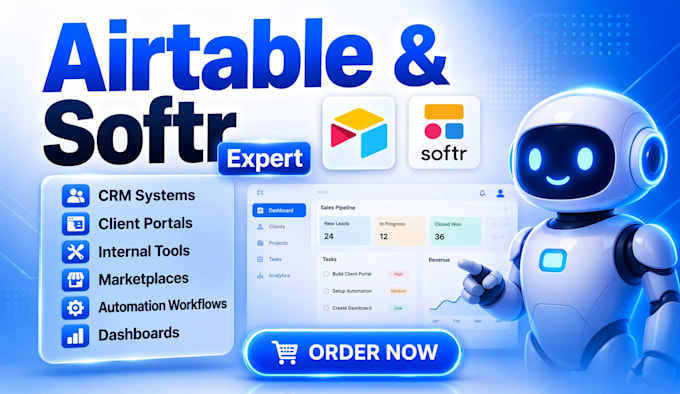 setup airtable database, for ecommerce website store, real estate listing expert
