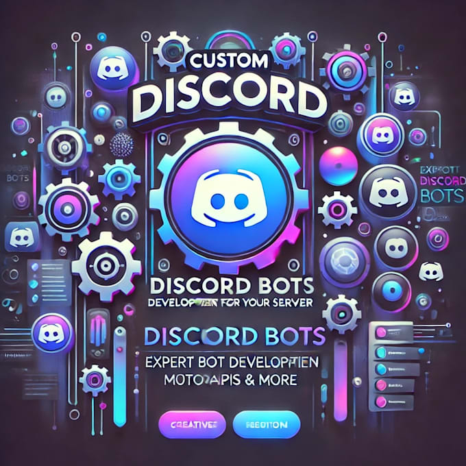 code a custom discord bot for automation and server management