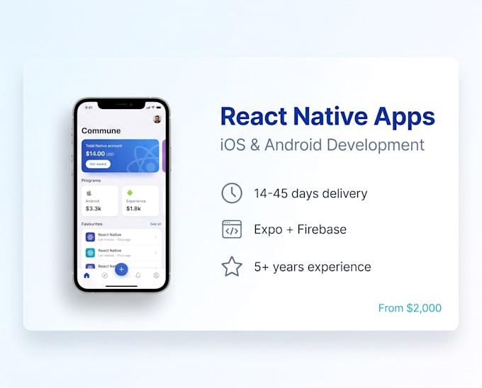build a custom mobile app with react native and expo