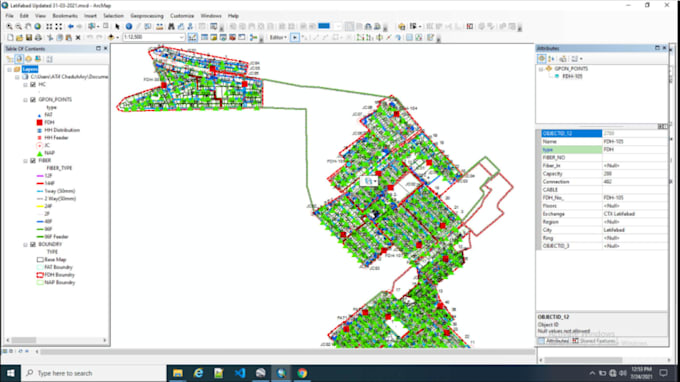 create ftth,fttx plan with of hld, lld, boq