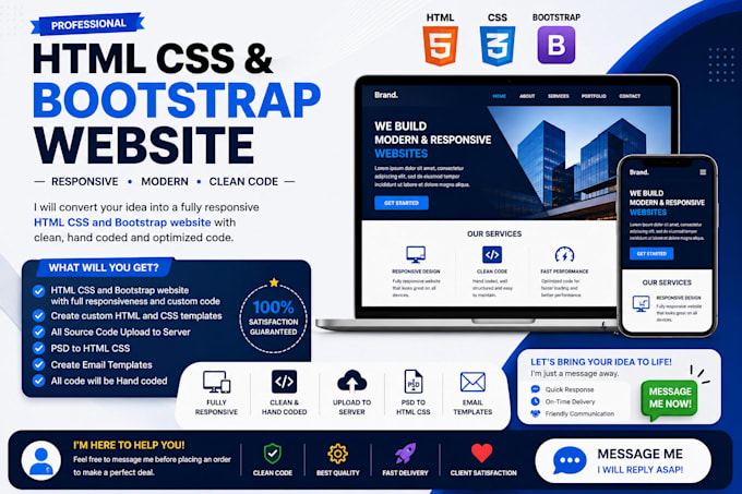 design a unique splendid and responsive website