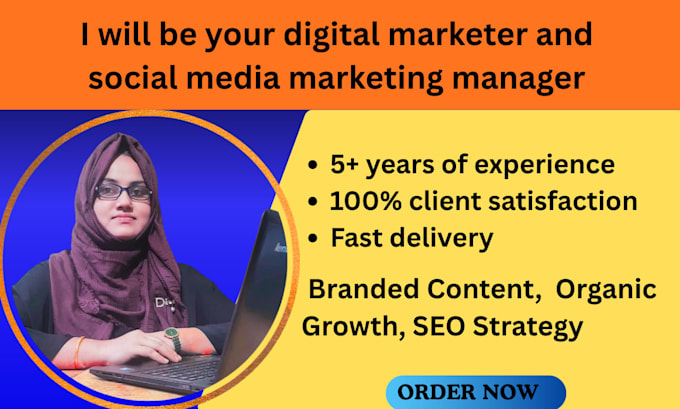 be your digital marketer and social media marketing manager