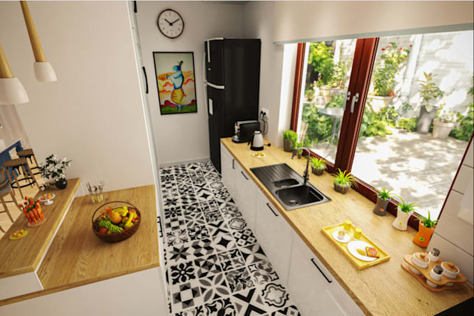 be interior architecture,kitchen interior,luxury interior 3ds max, ue5 animation