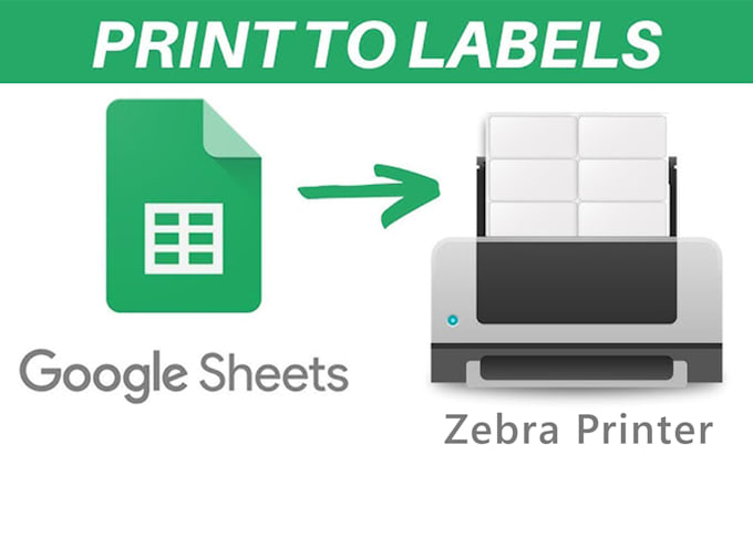 do zebra label printing solutions from google sheets