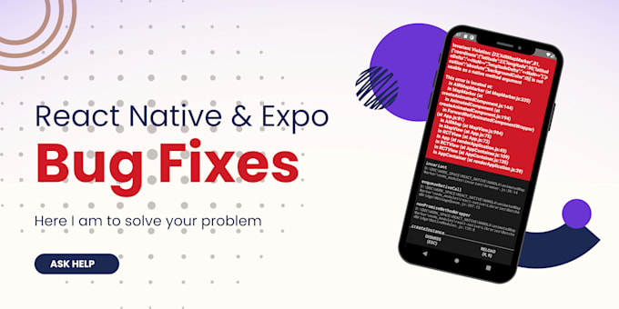 Fix your react native or expo bugs and issues professionally by ...