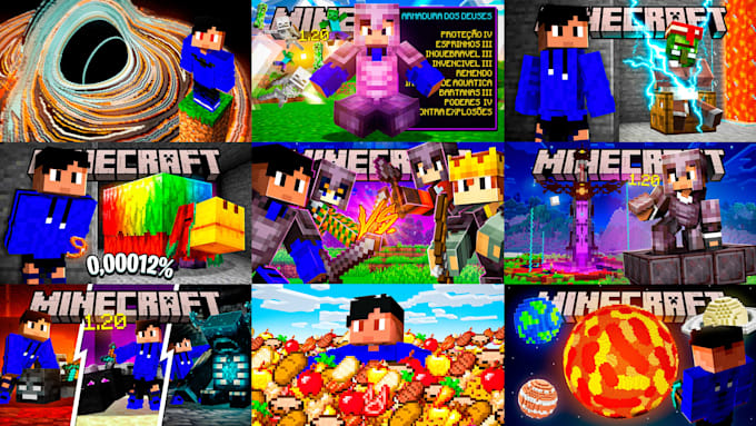 create the best minecraft thumbnails for you