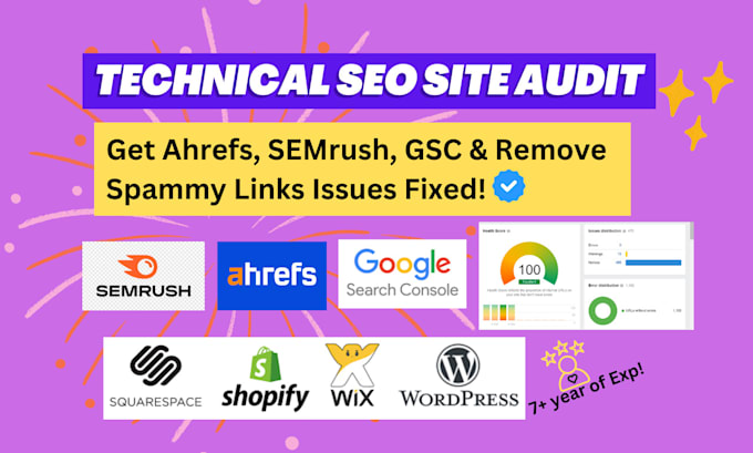 fix ahrefs site audit, semrush, technical SEO errors or issues