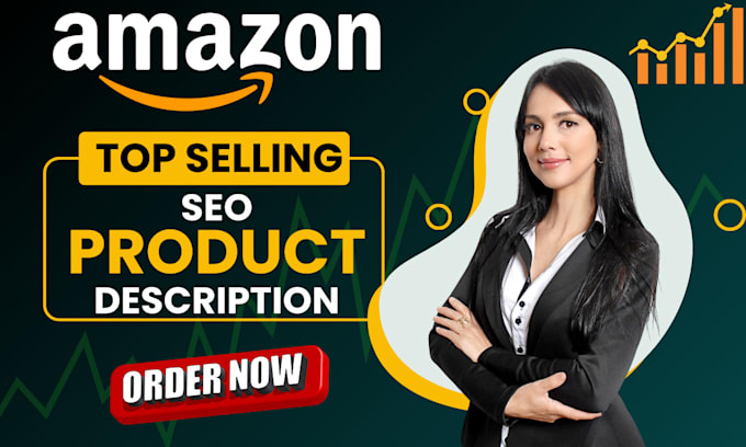 write top amazon listing SEO product descriptions, amazon listing optimization