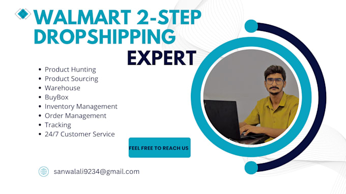 walmart dropshipping VA, wfs, 2 step dropshipping virtual assistant