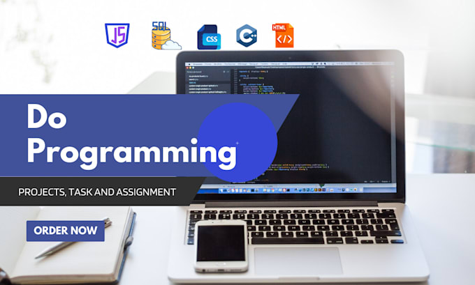 write programming, js,python,java, cpp, and sql code, projects, and assignments