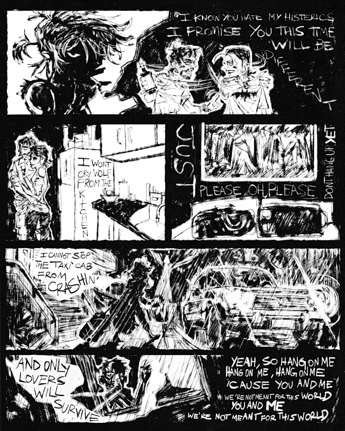 draw a comic book page for you