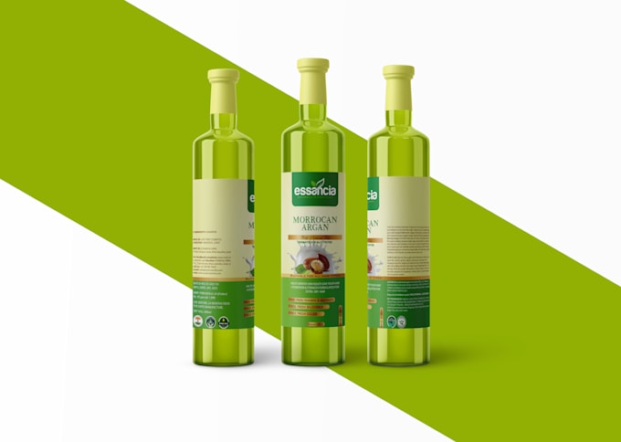 amazing oil label and packaging design