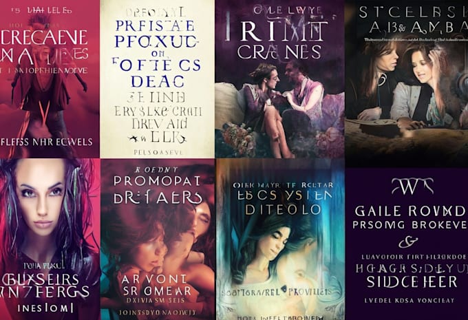 design professional romance and novel book covers