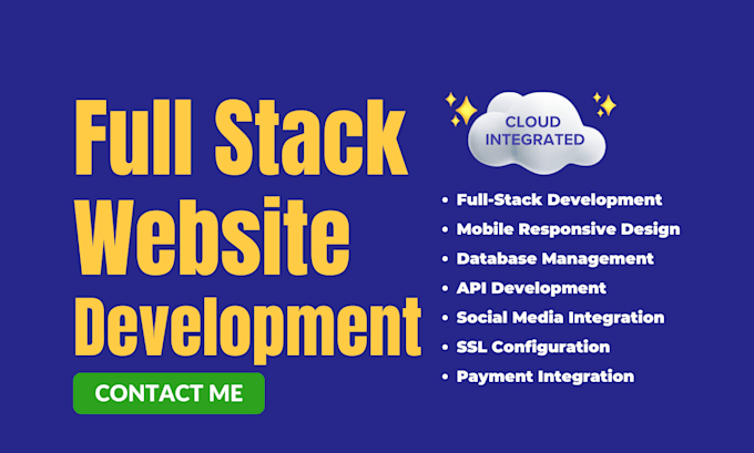 Be a full stack web app, api or integration developer cloud hosting ...