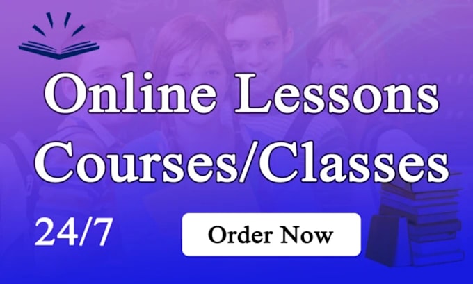 tutor you in online lesson, course, and class