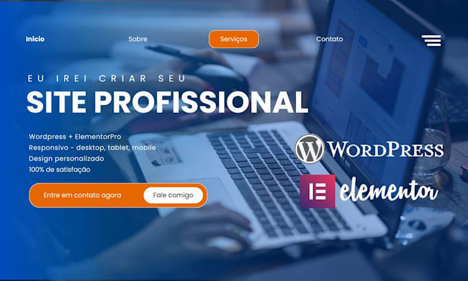 criar o seu site personalizado e profissional no wordpress