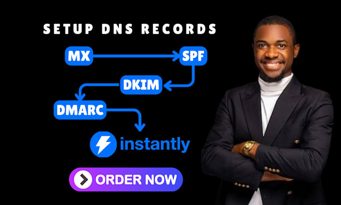 set up dns records and instantly ai for cold email campaigns
