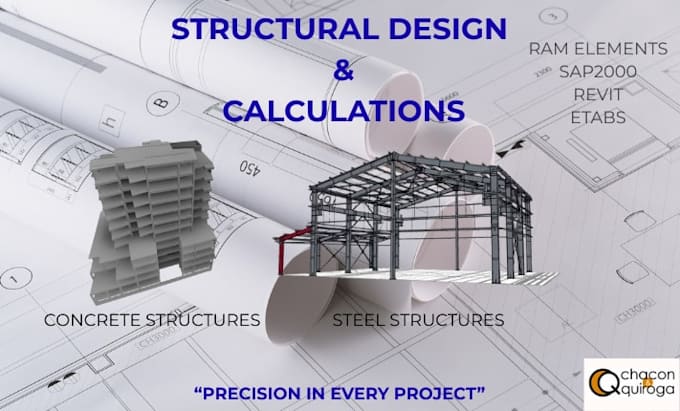 professionally design and calculate your concrete and steel structures