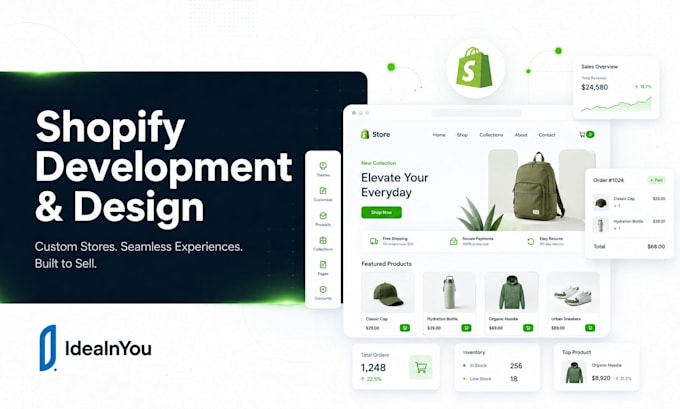 develop a shopify website