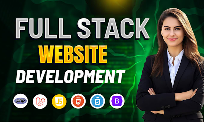 develop a custom full stack web application using laravel, react or node