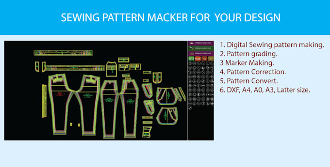 make sewing patterns a PDF for your creative design