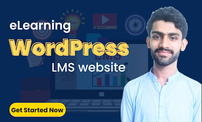 develop fully responsive elearning wordpress lms website for