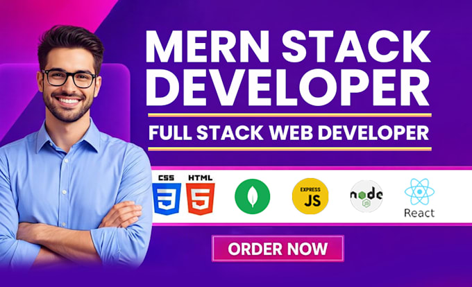 be mern stack developer as full stack web developer web app development