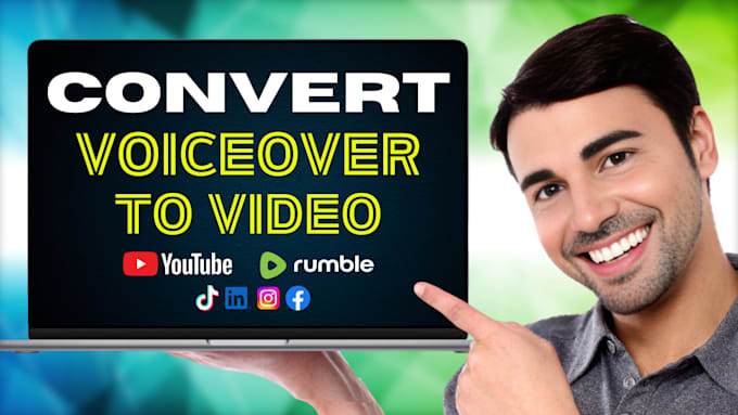 convert your voiceover or audio to video