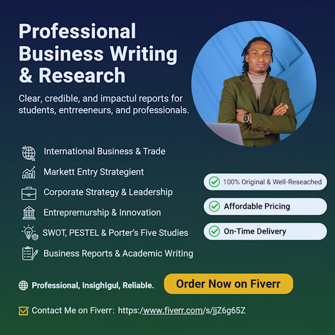 do international business reports and research  case studies analysis