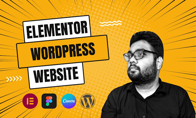 create professional wordpress website design using elementor