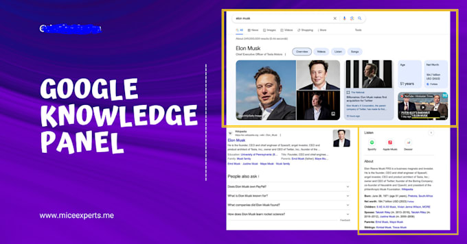 setup a verified google knowledge panel, knowledge panel for a person or brand