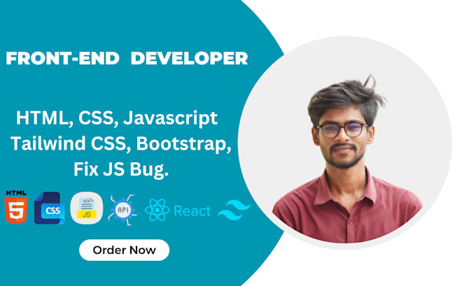 Do frontend web development using html, css, javascript by Fahim0905 ...