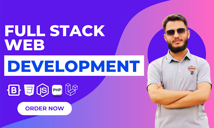 be full stack web developer as a php laravel developer