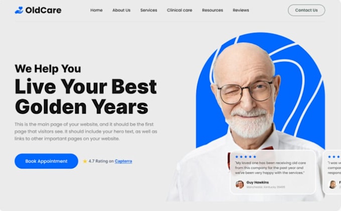 build home care website and healthcare website on wordpress