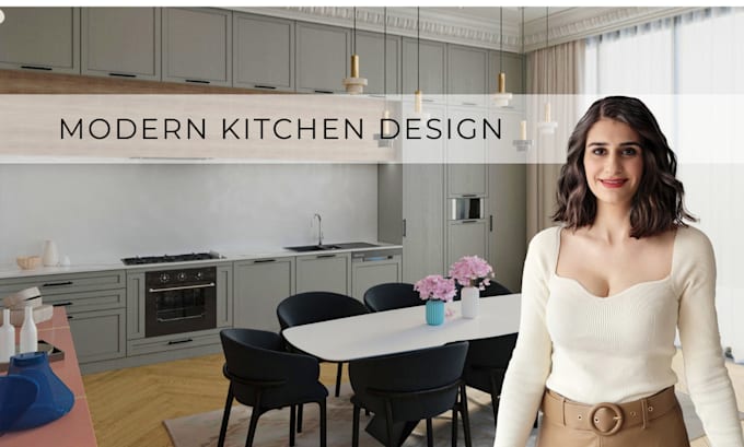 custom kitchen cabinet design 3d renderings