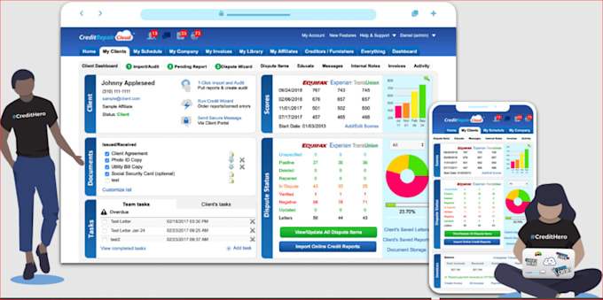 be your software developer, develop credit repair website credit repair software