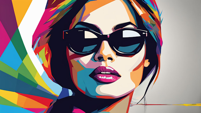 make a beautiful wpap pop art portrait